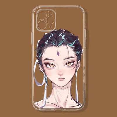 原神魈手机壳适用于苹果131415mini华为Nova7Pro小米11OPPOvivo X20Plus