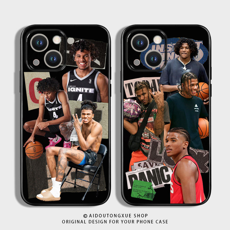适用于杰伦格林iPhone13苹果11Promax创意NBA个性civi3小米12男华为nova7黑色手机壳vivox80魅族20oppofindx5