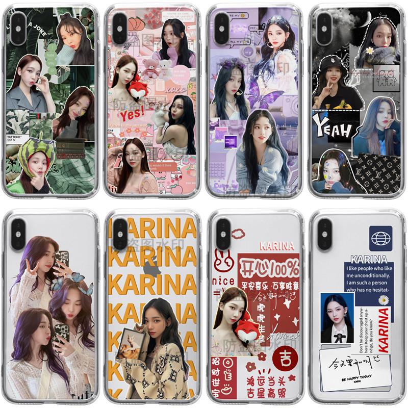 柳智敏 刘知珉karina手机壳适用于vivo小米11苹果13/12PROMAX周边