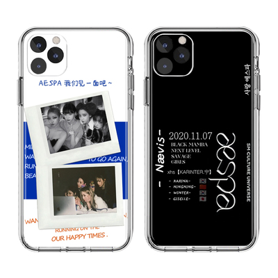 aespa手机壳适用苹果iphone14同款华为金玟庭小米13内永亚绘里荣耀宁艺卓vivo柳智敏oppo红米爱酷iqoo真我三
