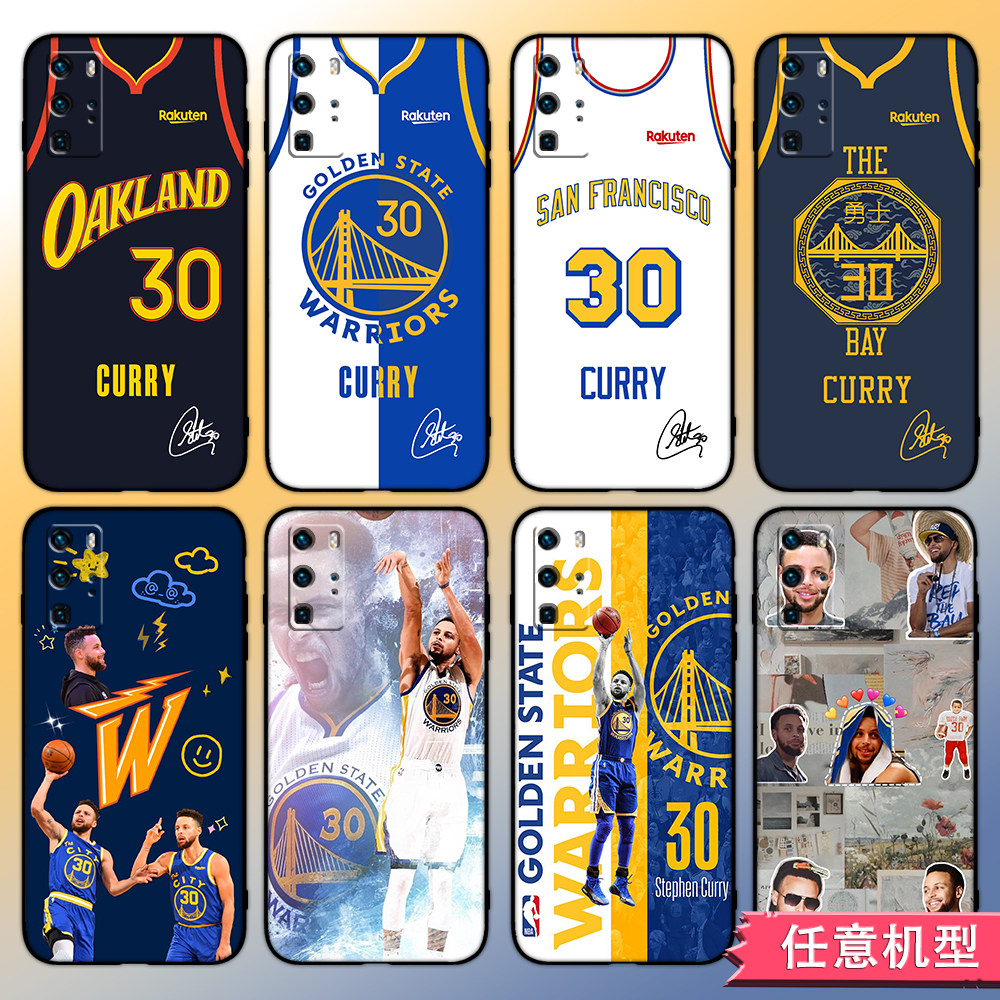NBA勇士库里手机壳适用华为P40红米k40Reno6pro苹果12iqoo7荣耀50