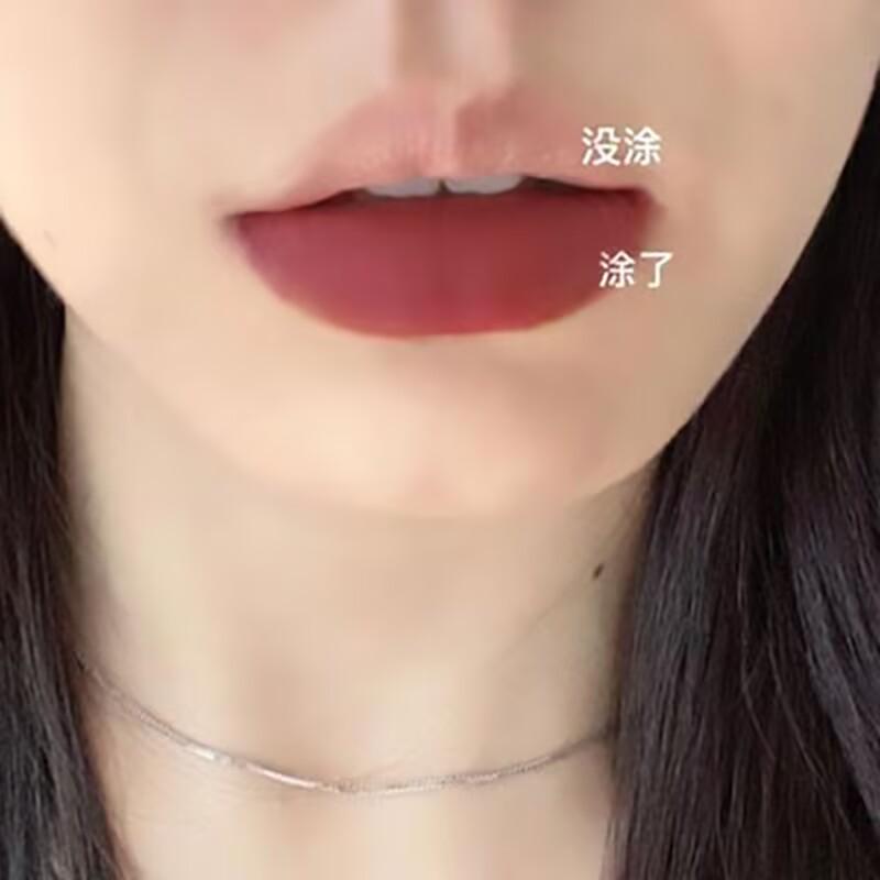 伪素颜没谁了~灰调裸色口红低饱和唇釉哑光不掉色显白学生党平替
