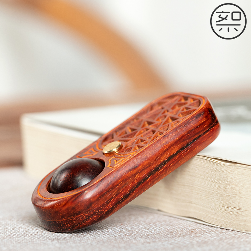 印度小叶紫檀时来运转把件