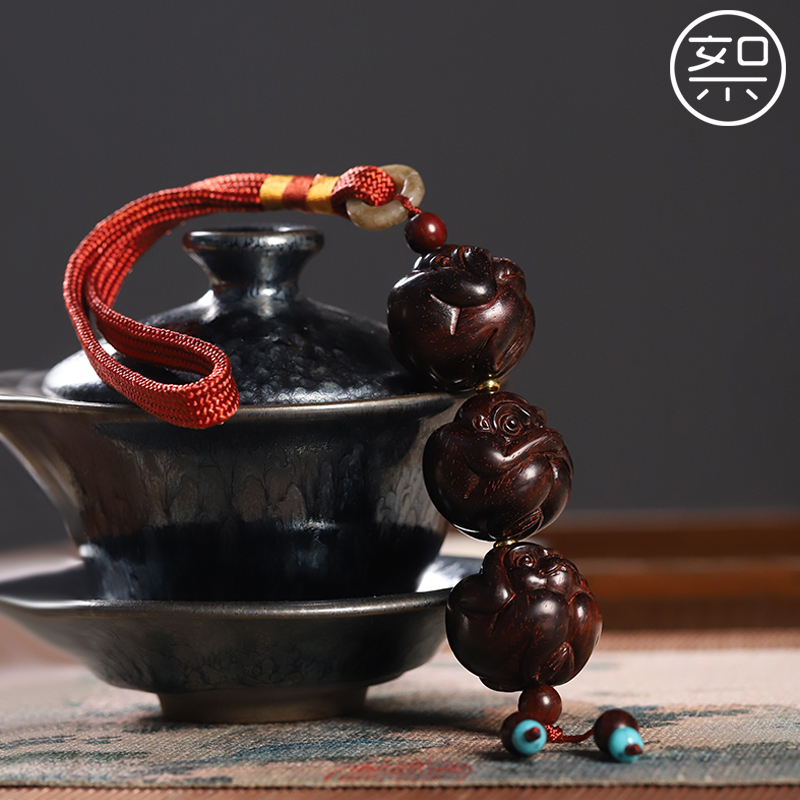 印度小叶紫檀三不猴申猴