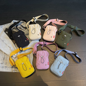 韩国潮酷儿童质感轻便斜挎包女孩外出旅行小背包小挎包单肩手机包