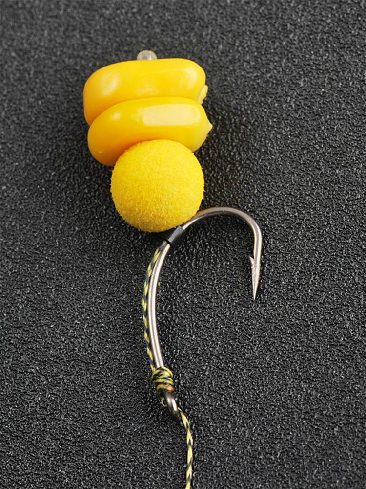 反离底钓法双钩欧式飞德钓组欧鲤钓库钓渔具钩组浮球钓鱼珠珠线组