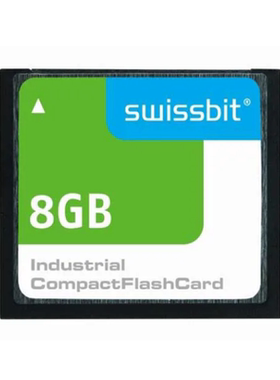 SFCF008GH1AF2TO-C-GS-52P-STD MEM CF CARD 8GB FLASH PSLC