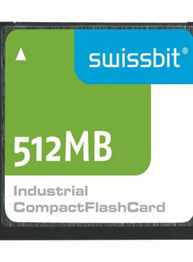 SFCF0512H1BK1TO-I-MS-553-SMA MEM CARD COMPACTFLASH 512MB SLC