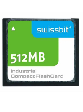 SFCF0512H1AF1TO-I-MS-517-STD MEM CARD COMPACTFLASH 512MB SLC