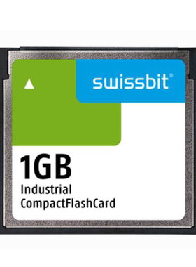 SFCF1024H1BK1TO-I-MS-553-SMA MEMORY CARD COMPACTFLASH 1GB SL