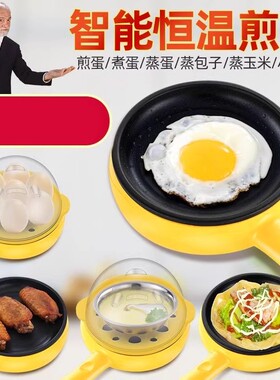 煎蛋器多功能防干烧煎蛋神器自动断电蒸蛋器早餐家用煮蛋烧菜