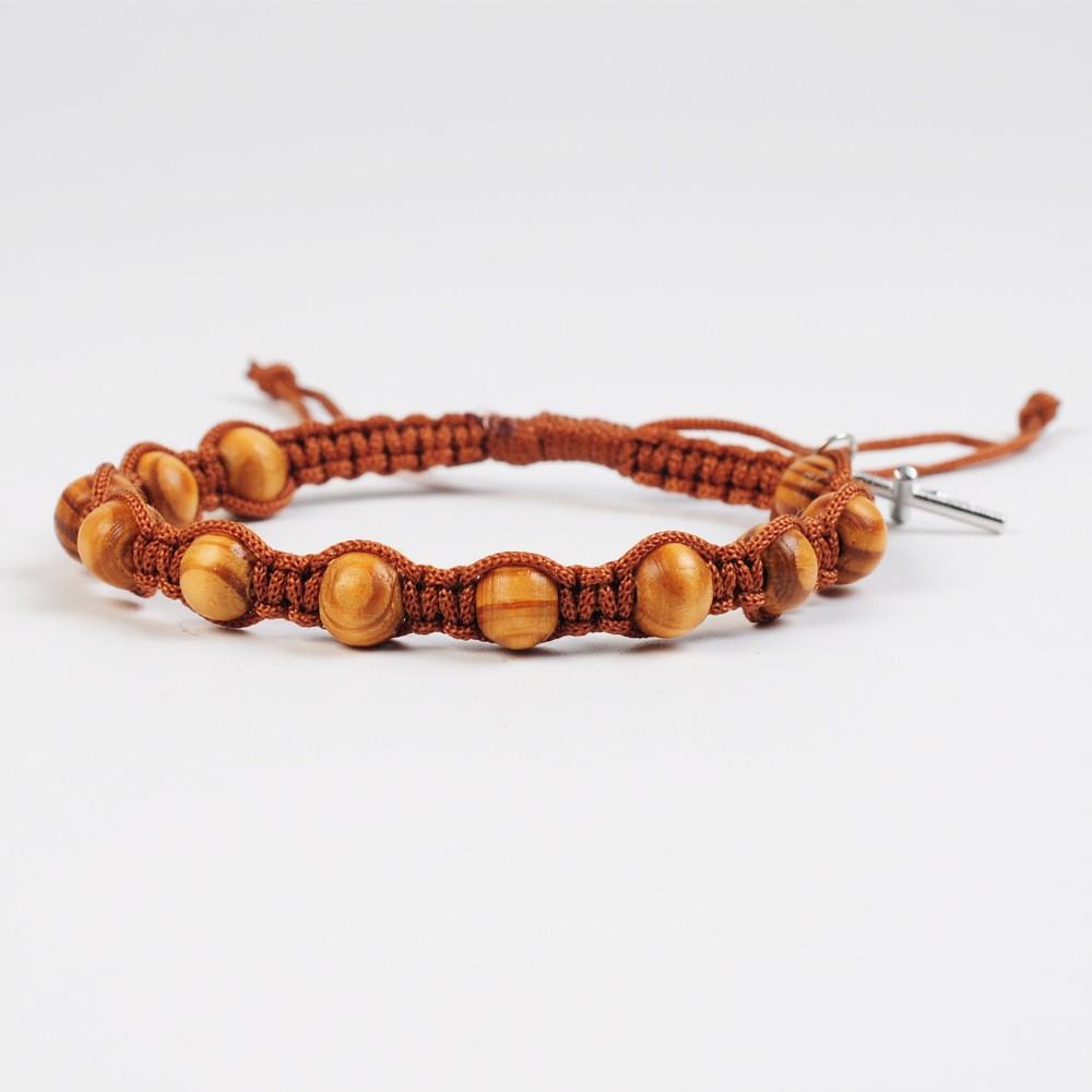 手工编织手链女款木质珠子