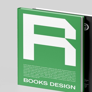 8个硬皮精装图书画册书籍样机服装家具企业品牌vi贴图ps设计素材