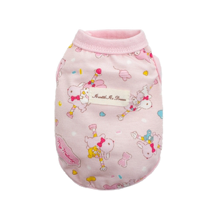 超小体小狗狗衣服幼犬约克夏小泰迪茶杯犬吉娃娃幼猫奶猫奶狗背心