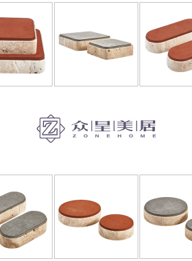 新中式简约现代创意首饰盒储物罐摆件样板间卧室客厅玄关桌面摆设