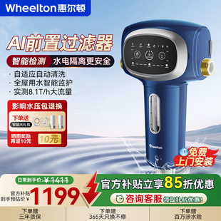 惠尔顿前置过滤器P0068家用自动清洗全屋智能AI饮水机漏水保护