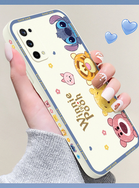 realmex7手机壳x7pro新款xt液态硅胶oppo卡通OPPO高级感RealmeXT秋冬X7PRO全包防摔真我可爱女生散热保护套潮