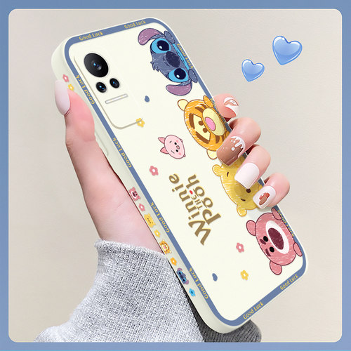 小米civi手机壳卡通液态硅胶