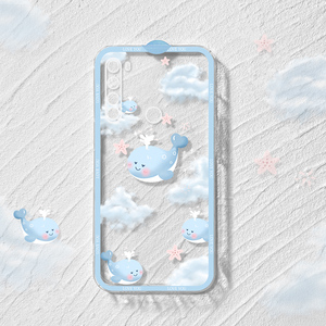 适用红米note8手机壳note7pro少女清新note7小众高级感note8pro透明软萌7Pro创意NT7硅胶保护套redmi新款可爱