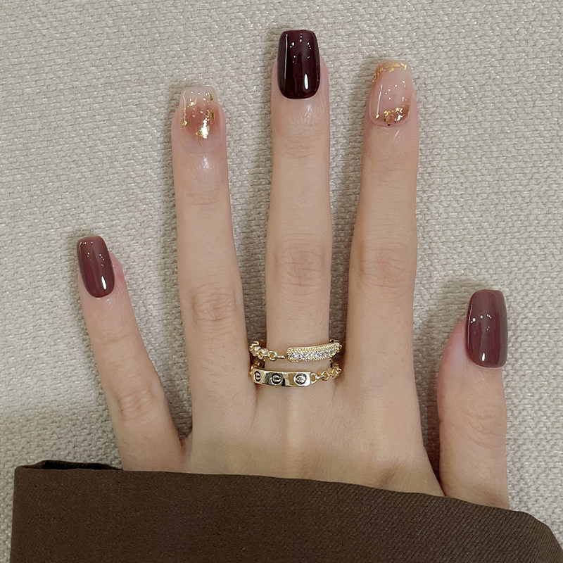 2025新款美拉德氛围感气质穿戴甲