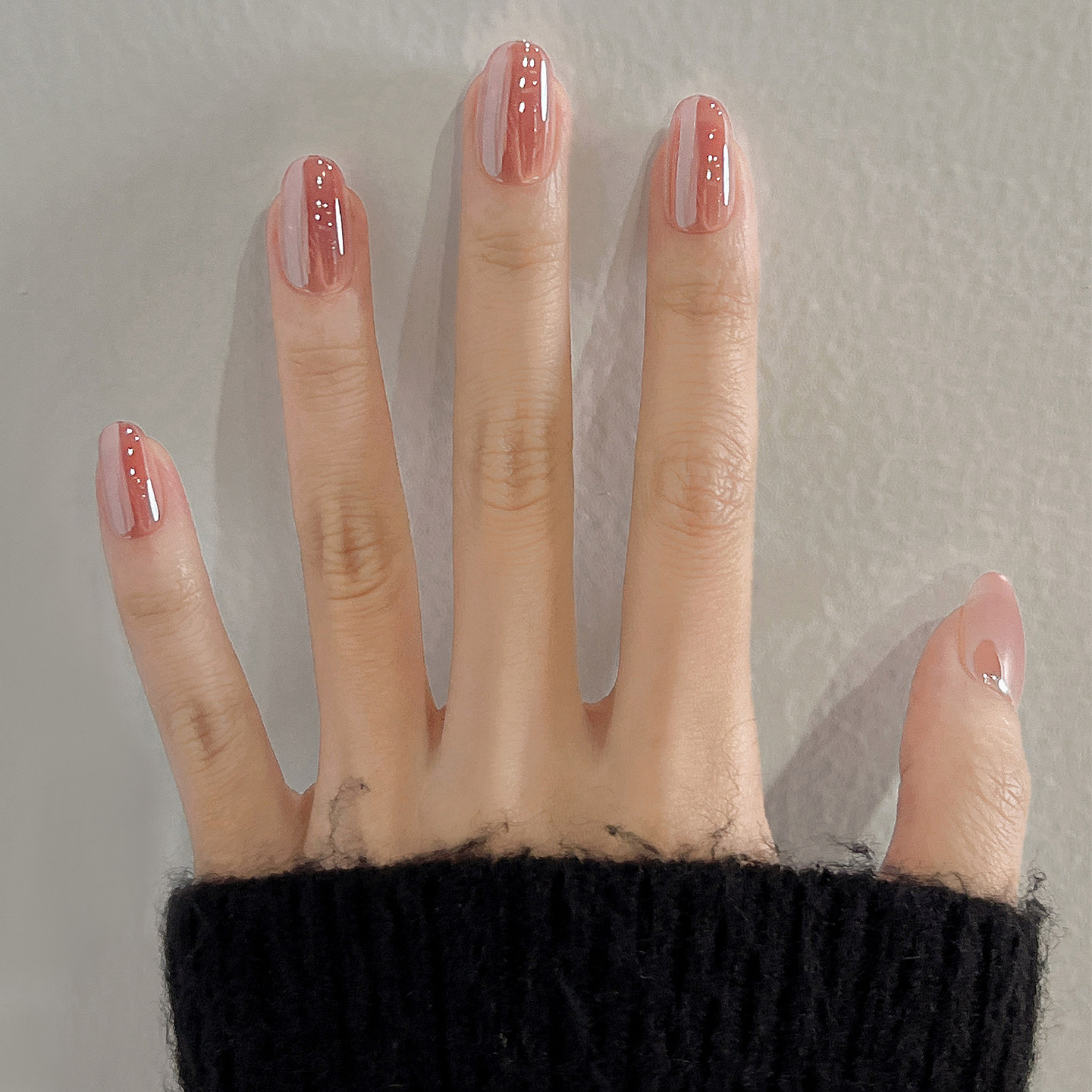 纯手工穿戴甲短款2026新款高级感电镀爆闪裸粉色猫眼美甲桃腮流霞,彩妆/香水/美妆工具,穿戴甲/甲片,淘宝优惠券,粉丝福利购,淘宝优惠卷