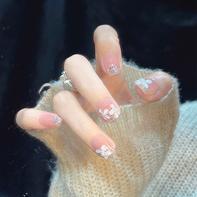 2025夏季新款高级手绘穿戴甲