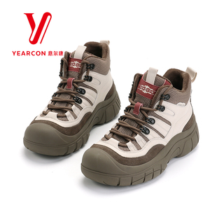 意尔康女鞋2025新款秋冬季马丁靴女厚底加绒短靴户外工装靴子保暖