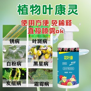 叶康灵多菌黄叶枯叶月季兰花玫瑰花菌剂桂花病康喷剂植物叶康宁灵