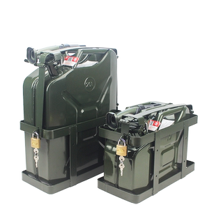 加厚美式铁油桶汽油桶20升10升5升l加油桶柴油壶汽车专用备用油箱