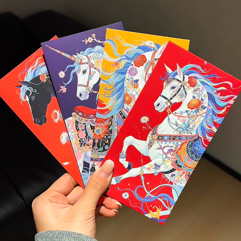 2026马年红包触感新款个性创意新年春节拜年利是封奖励压岁钱