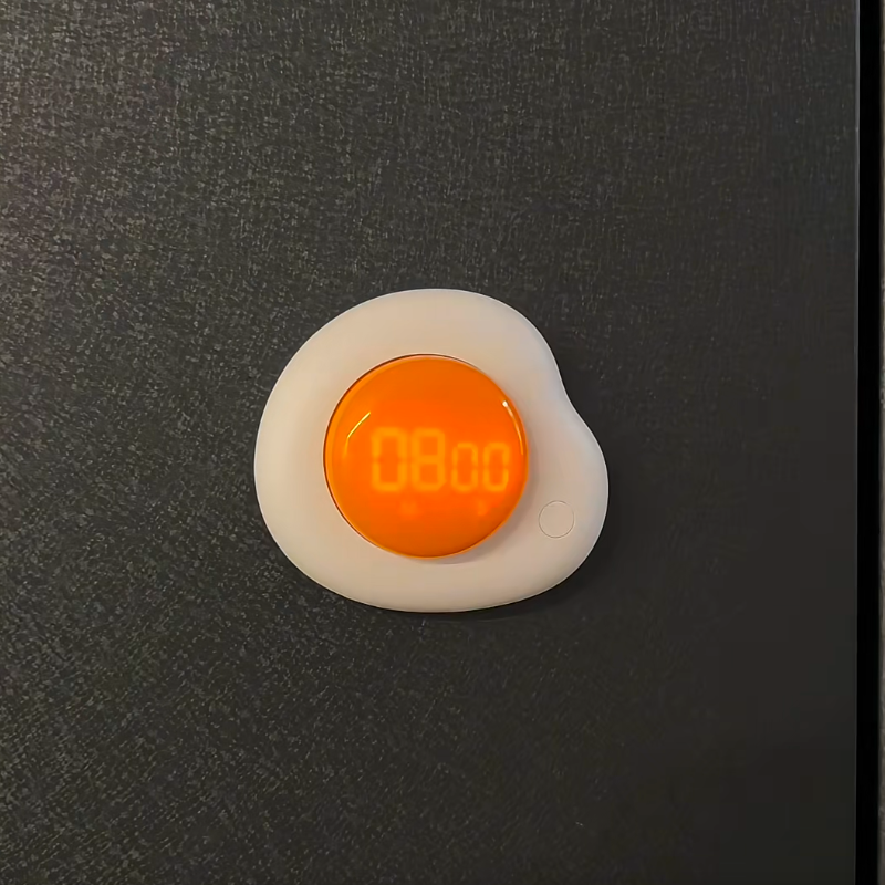 溏心蛋计时器磁吸秒表可爱厨房定时提醒器学习管理可视化计时器