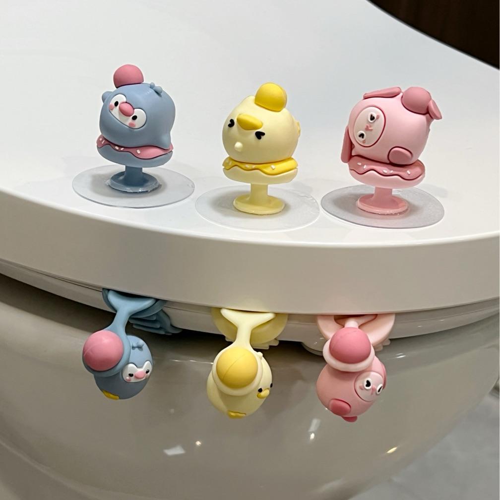 ANNA马桶提盖器掀马桶盖把手卫生防脏手可爱厕所配件马桶盖掀开器