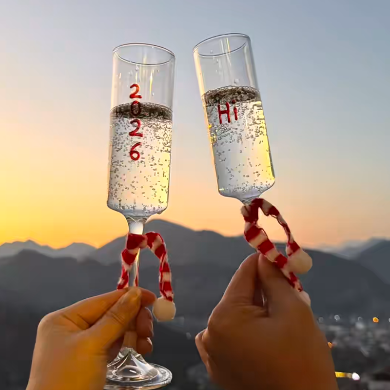 hi2026新款高脚杯轻奢葡萄酒杯家用红酒香槟酒杯氛围元旦高脚酒杯,餐饮具,葡萄酒/红酒杯,淘宝优惠券,粉丝福利购,淘宝优惠卷
