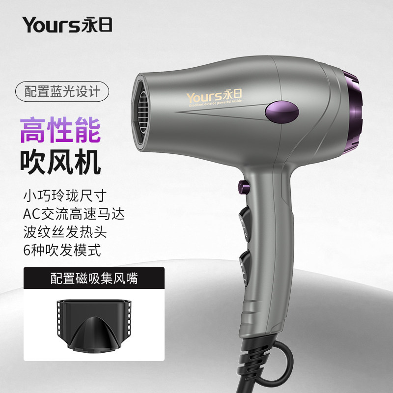 永日电吹风机家用风力大功率发廊理发店护发冷热风吹筒发型师专用