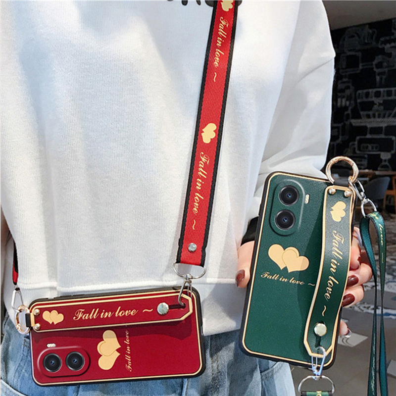 适用荣耀x1020sex60i斜挎腕带壳