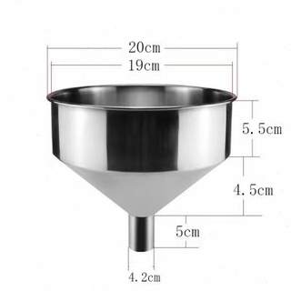 304不锈钢大漏斗 加油倒油漏斗工业化工特大号 锥形油漏 进料漏斗