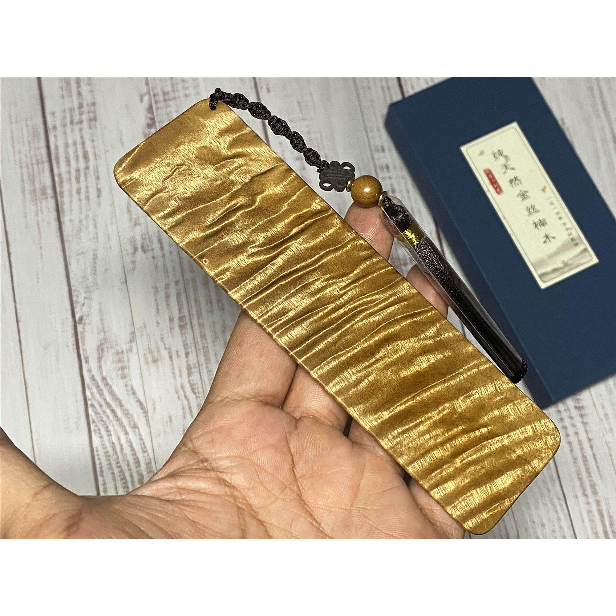 纯天然金丝楠木高档端书签中国风把件毕业送老师领导长辈教师礼物