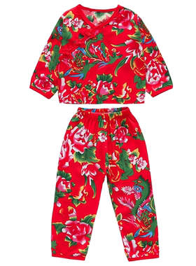 儿童纯棉睡衣空调家居服套装韩版