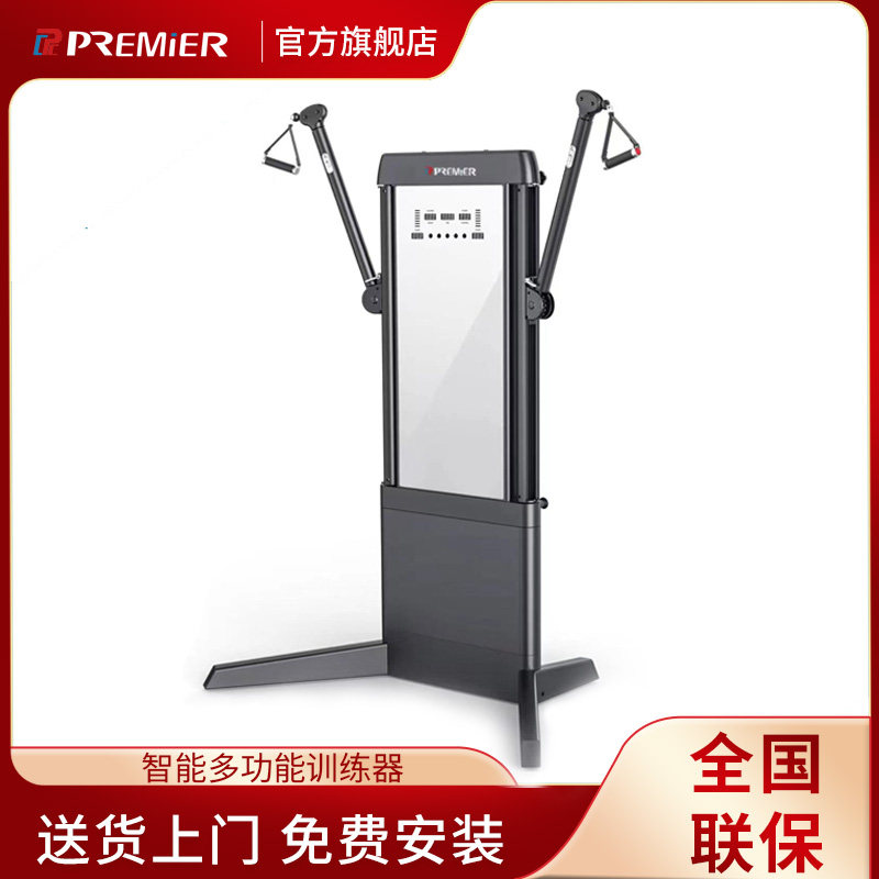 PREMIER美国格林多功能综合训练器商用室内壁挂式小飞鸟墙体器材_虎窝淘