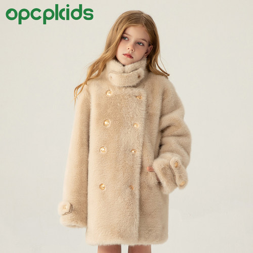 外套儿童皮草OPCP冬季新款