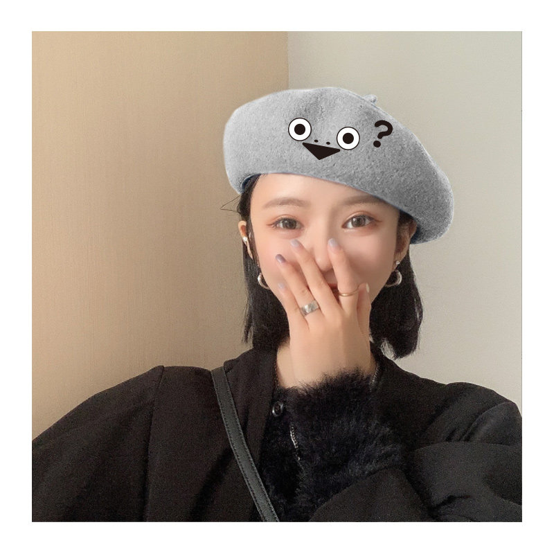 萨卡班甲鱼帽子可爱表情包趣味女生二次元cos动漫周边百搭贝雷帽