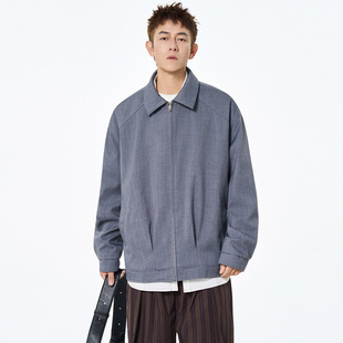 cleanfit廓形外套男秋季高级感痞帅行政夹克年轻人帅气有型棒球服