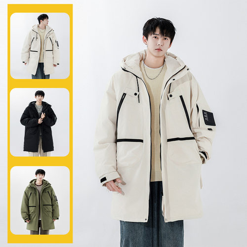 新款冬季高绒羽绒服情侣款