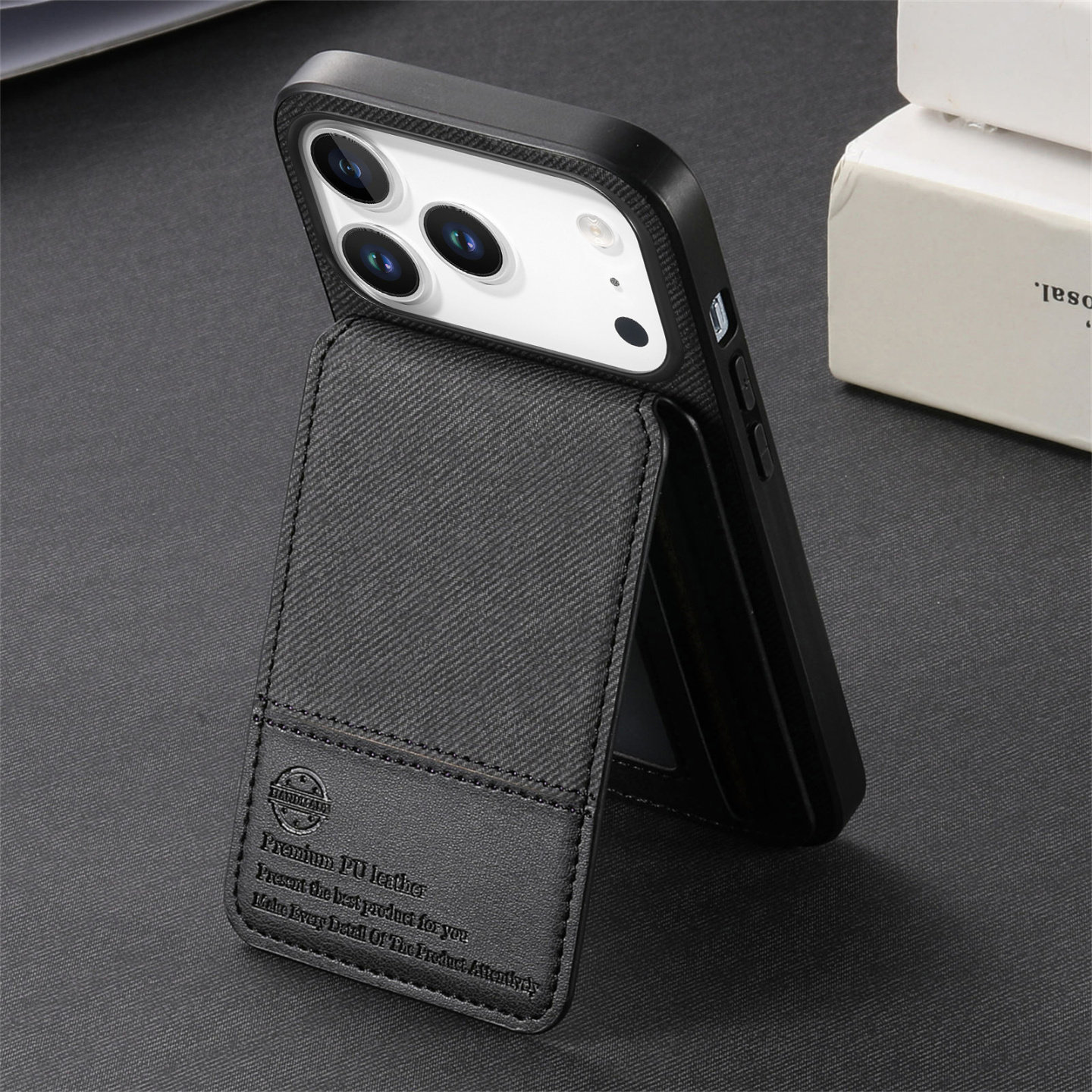 适用苹果17promax手机壳16e带卡包iPhone15plus卡槽14新款13插卡12放卡片11卡夹支架一体卡套证件套配件