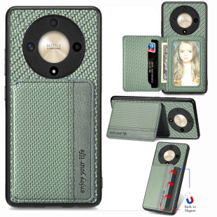 放照片卡包适用荣耀magic8 400零钱包X9B卡夹X9D放卡X70插卡X9C卡套X50GT带支架X60证件套6 7pro手机壳300新款