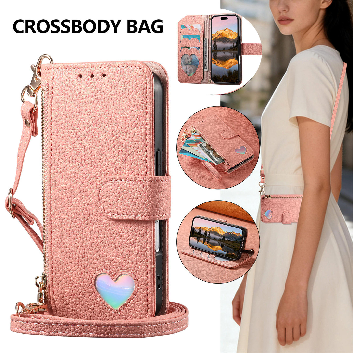 适用荣耀X9D手机壳翻盖皮套X9B带挂绳X9C斜跨X9A背带Magic8pro全包X7D挂脖7防摔400钱包式外壳500新款X70