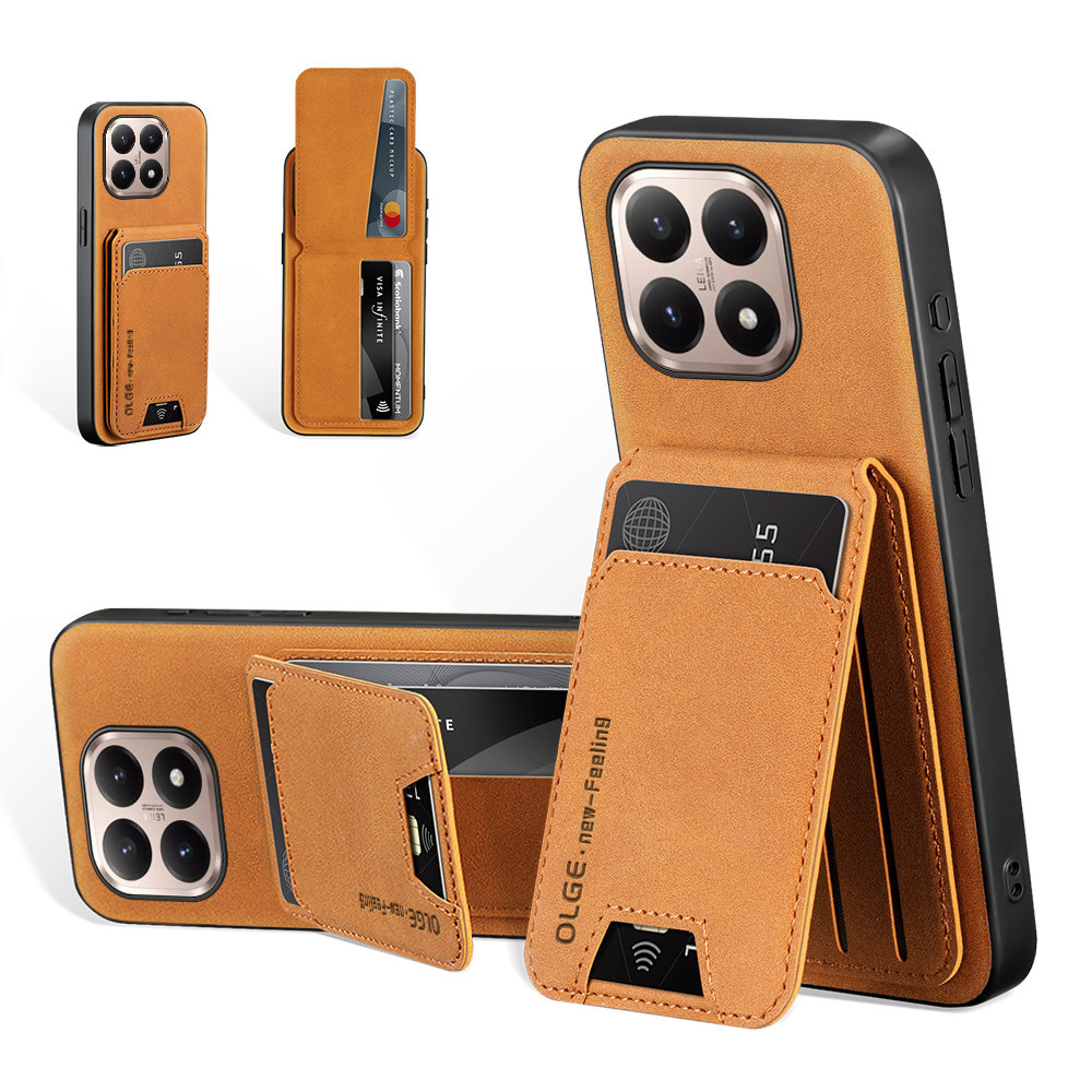 适用小米15T手机壳带卡包17promax插卡14T pro可放卡红米K90新款卡套11T一体支架全包12T防摔K80卡夹POCO F8