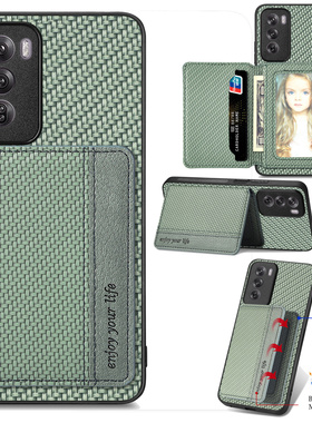 适用OPPO Reno15/14pro卡包手机壳Reno13带卡槽Reno12防消磁支架Find X9/X8放零钱X7可插卡X5防摔11新款