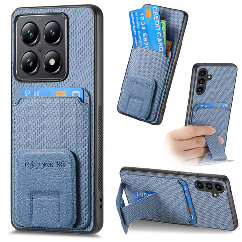 折叠支架适用小米15T手机壳14pro卡包13ultra插卡12t可放卡K80红米k70新款poco F7卡套11T全包10防摔note14+