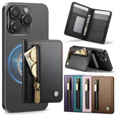 MagSafe磁吸卡包卡套支架适用苹果17promax/16/15/14卡槽13卡夹12